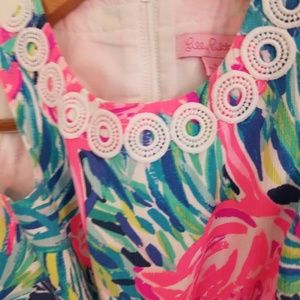 Lilly Pulitzer Dresses - Lilly Pulitzer flamingo shift dress matching mommy Lilly Pulitzer Dresses - Lilly Pulitzer flamingo shift dress matching mommy